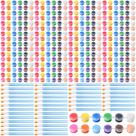 Pincel de pintura Timgle, 560 unidades, conjunto de tinta acrílica, 12 cores Pincel de pintura Timgle, 560 unidades, conjunto de tinta acrílica, 12 cores