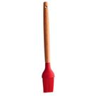 Pincel de Silicone com Cabo de Madeira Art House Cor:Vermelho