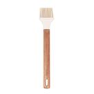 Pincel De Silicone Com Cabo Em Acácia Spicy Bege