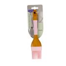 Pincel de Untar em Silicone Cabo Composto - Rosa - 1 unidade - Fratelli - Rizzo