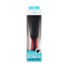 Pincel Detangler KISS Colors & Care Glide & Define, preto de 9 linhas