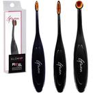 Pincel Escova Maquiagem Super Acabament Cabo Preto Gwen 12Cm - Milenio Brasil Pincel Escova Maquiagem Super Acabament Cabo Preto Gwen 12Cm - Milenio Brasil