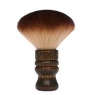 Pincel Grande para Limpeza de Pescoço Anself com Cerdas Macias de Nylon e Cabo de Madeira para Barbearia