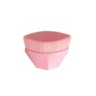 Pincel Hexazonal de Maquiagem Pequeno Para Base Rosa Make Up