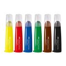 Pincel Jumbo Com Guache Lavavel Creatives 6 Cores Faber