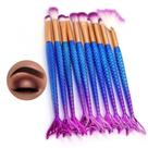 Pincel Kit 10 Peças Portatil Sereia Maquiagem Make Up Sombra Mermaid