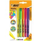 Pincel marca texto Marking Fluorescente com 5 cores - Bic
