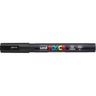 Pincel Marcador Artesanato Posca PC-3M Fine Line Preta Caixa com 06