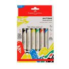 Pincel marcador multisuperfícies Multimark Basic 6 cores MM/ES6BSP - Faber-Castell Pincel marcador multisuperfícies Multimark Basic 6 cores MM/ES6BSP - Faber-Castell