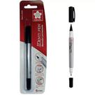 Pincel marcador permanente 2 pontas 0,4 e 1,0mm I.Pen Sakura