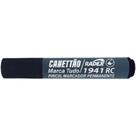 Pincel Marcador Permanente Ponta Chanfrada Recarregável Preto - CX. com 12 Pincel Marcador Permanente Ponta Chanfrada Recarregável Preto - CX. com 12