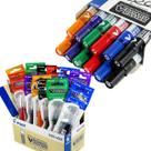 Pincel Marcador Quadro Branco 12 Pinceis 12 Refil Pilot Pincel Marcador Quadro Branco 12 Pinceis 12 Refil Pilot