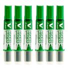 Pincel Para Quadro Branco Recarregável Board Master Verde 6 Unidades - Pilot