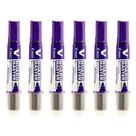 Pincel Para Quadro Branco Recarregável Board Master Violeta 6 Unidades - Pilot