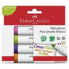 Pincel Quadro Branco Colors 4 Cores - FABER-CASTELL Pincel Quadro Branco Colors 4 Cores - FABER-CASTELL