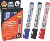 Pincel Quadro Branco Jocar Recarregavel Vermelho Leonora Cx.C/12