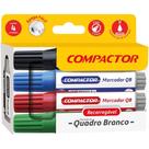 Pincel Quadro Branco QB Recarregavel PT/AZ/VM/VD PCT.C/05