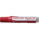 Pincel Quadro Branco Qb Recarregavel Vermelho