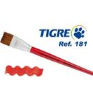 Pincel Tigre Chato Reto 181 22 Orelha de Boi