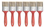 Pincel Trincha Gris 2 Polegadas Multiuso Kit 6 Unidades