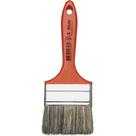 Pincel Trincha Pintura Atlas 395 X 3'' Laranja 395/7 - Kit C/12