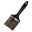 Pincel Trincha Pintura Roma Grisalha Ref.301 Cabo Preto Tam.G 3'' - Kit C/12 Pecas