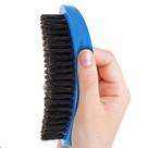 Pincel Wave Brush Aosina Medium Palm Wave com cerdas pretas de javali Pincel Wave Brush Aosina Medium Palm Wave com cerdas pretas de javali