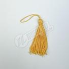 Pingente 7cm Amarelo Ouro 110 Franja de Seda (Tassel) - 10 unidades Pingente 7cm Amarelo Ouro 110 Franja de Seda (Tassel) - 10 unidades