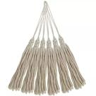Pingente 7cm Bege Franja de Seda 297 Tassel - 10 unidades