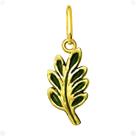 Pingente Acácia Maçonaria Ouro 18K Esmaltado Original - 03073 K070