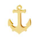 Pingente Aço Hit Âncora 16.5mm Gold IPG Pingente Aço Hit Âncora 16.5mm Gold IPG