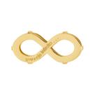 Pingente Aço Hit Infinito 16.5mm Gold IPG