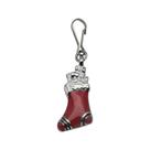 Pingente Aço Meia Natal Vermelha 23x11mm Pingente Aço Meia Natal Vermelha 23x11mm
