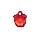 Pingente Acrílico Frutinha Morango/Maçã 10 Unidades Decoração Pulseiras