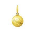 Pingente Agnus Dei Cordeiro de Deus em Ouro 18K Mini K050