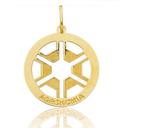 Pingente Agronomina Ouro 18 k Peso 0.50 Grama 12 mm Pingente Agronomina Ouro 18 k Peso 0.50 Grama 12 mm