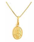 PINGENTE ANJO DA GUARDA EM OURO 18K (cod035y) MACIÇA