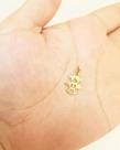 Pingente Anjo Menina Em Ouro 18k