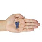 PINGENTE ANJO QUARTZO AZUL - (2,5 a 3,5)cm - BANHO DE OURO