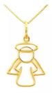 PINGENTE ANJO VAZADO EM OURO 18K 750 (cod3Y)