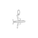 Pingente Avião Prata 925 Kl Modelo 01