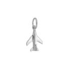 Pingente Avião Prata 925 Kl Modelo 02