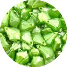 Pingente Bacalhau Verde 15x22mm Abs Artesanato 100pçs 80g