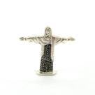 Pingente Bali Cristo Redentor Com Marcassitas Prata 925