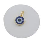 Pingente Banhado a Ouro De Olho Grego 12 mm Bijou Art Pingente Banhado a Ouro De Olho Grego 12 mm Bijou Art