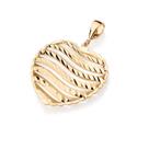 Pingente banhado ouro 3x 24k 18k e 22k feminino coração diamantado vazado rommanel 541516 Pingente banhado ouro 3x 24k 18k e 22k feminino coração diamantado vazado rommanel 541516