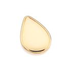 Pingente banhado ouro 3x 24k 18k e 22k feminino maxi grande gota rommanel liso bordas trabalhadas 542725