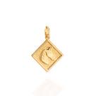 Pingente banhado ouro 3x 24k 18k e 22k masculino cavalo rommanel losango 541954 Pingente banhado ouro 3x 24k 18k e 22k masculino cavalo rommanel losango 541954