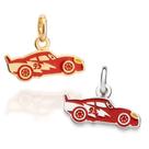 Pingente banhado ouro 3x 24k 18k e 22k ou prata 925 masculino infantil rommanel disney carros relâmpago mcqueen 95 542819 840073
