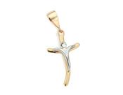 Pingente banhado ouro 3x 24k 18k e 22k unissex crucifixo cruz com cristo rommanel 540328 Pingente banhado ouro 3x 24k 18k e 22k unissex crucifixo cruz com cristo rommanel 540328